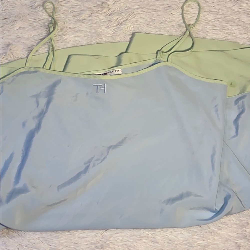 Pastel Blue Green Tommy Hilfiger Slip Night Gown